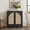 Black, variant on SICOTAS 34.2 Inch Wide Kitchen Pantry Cabinet Set of 2 with 2 Arched Doors, Rattan Sideboard Buffet Cabinet with Adjustable Shelves,Modular Storage Cabinets Credenzas for Living Room ,Light Oak