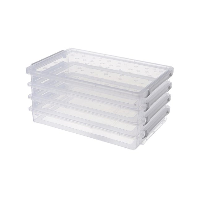Estuche de almacenamiento Estuche Multiusos Para Almacenamiento De Archivos, A Prueba De Polvo, Práctico Para Cajón, Despensa, Escritorio, 4 Niveles
