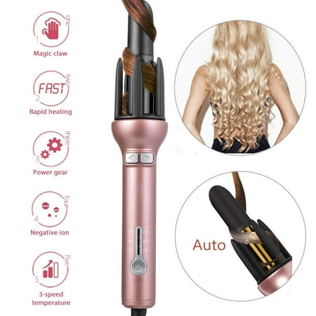 Automatic Hair Curler for Long Hair Auto Curling Iron Spin Curling Wand 360  Rotating Styling Wand 1.1