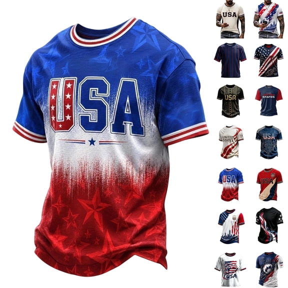 2026 New USA Soccer Jersey for Men, United States Jersey Soccer, Crew Neck Short Sleeve Football Tee, USA Flag Soccer Jersey Sport Top for Adult(Wine, 2XL)