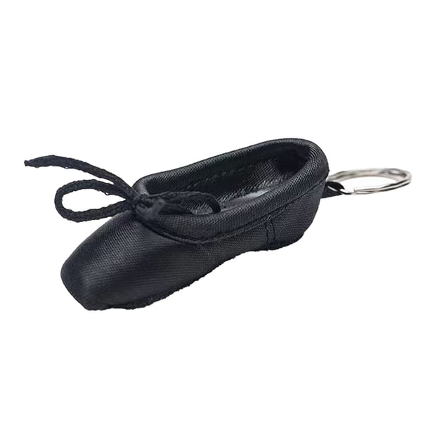 Llavero con colgante de minizapatilla de punta hecho a mano, accesorio para bailarines de ballet, regalo para amantes de la danza.