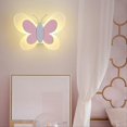 thumbnail image 3 of Children Bedroom Lamp Modern Butterfly Wall Lamps,White & Blue, 3 of 5