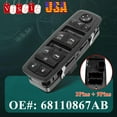thumbnail image 5 of Front Driver Power Window Switch Master 68110867AB for Dodge Ram 1500 2500 3500, 5 of 12