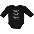 thumbnail image 3 of Inktastic Zebra Cute Safari Animal Girls Long Sleeve Baby Bodysuit, 3 of 5