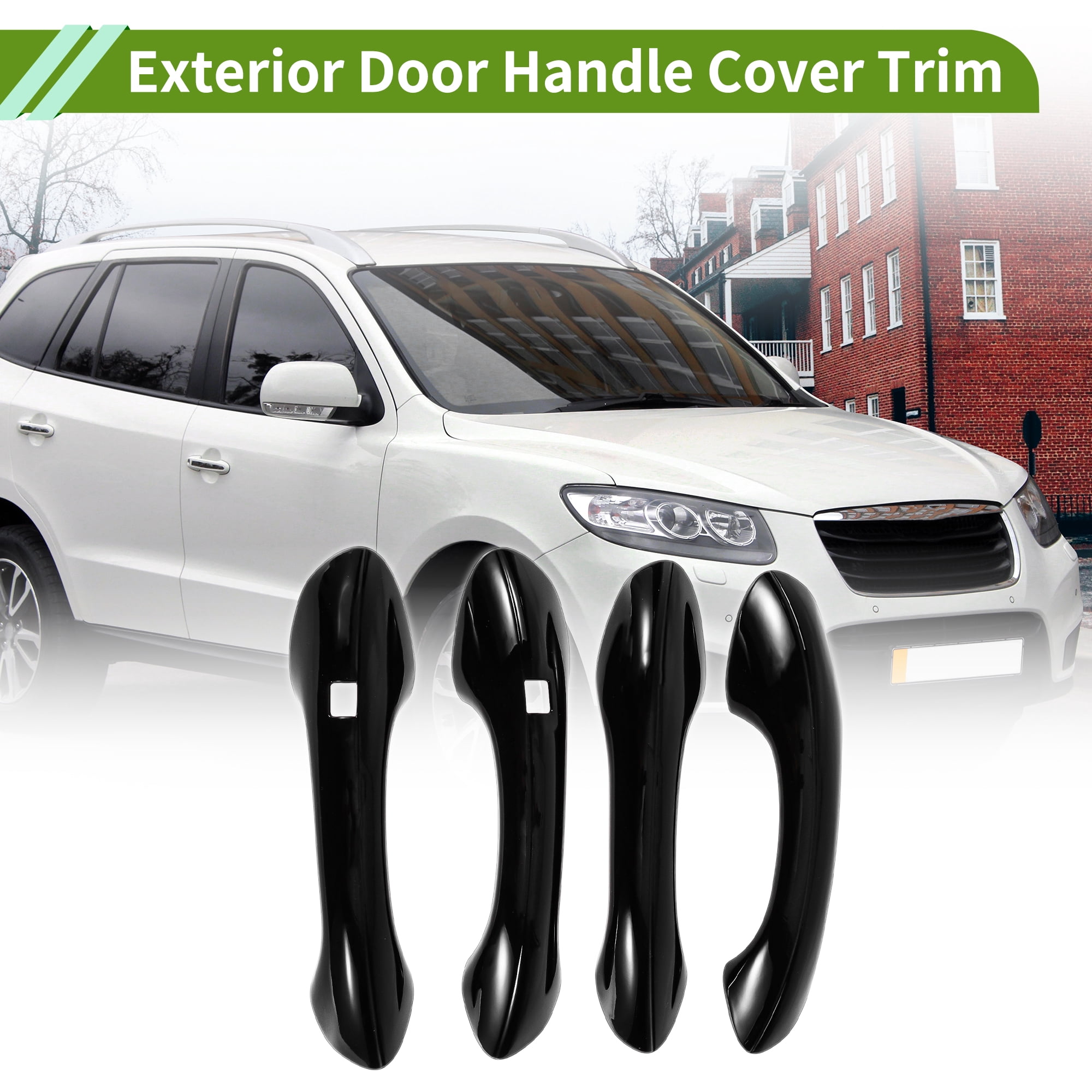 Unique Bargains Exterior Door Handle Cover Trim for Hyundai Santa Fe 2019-2023