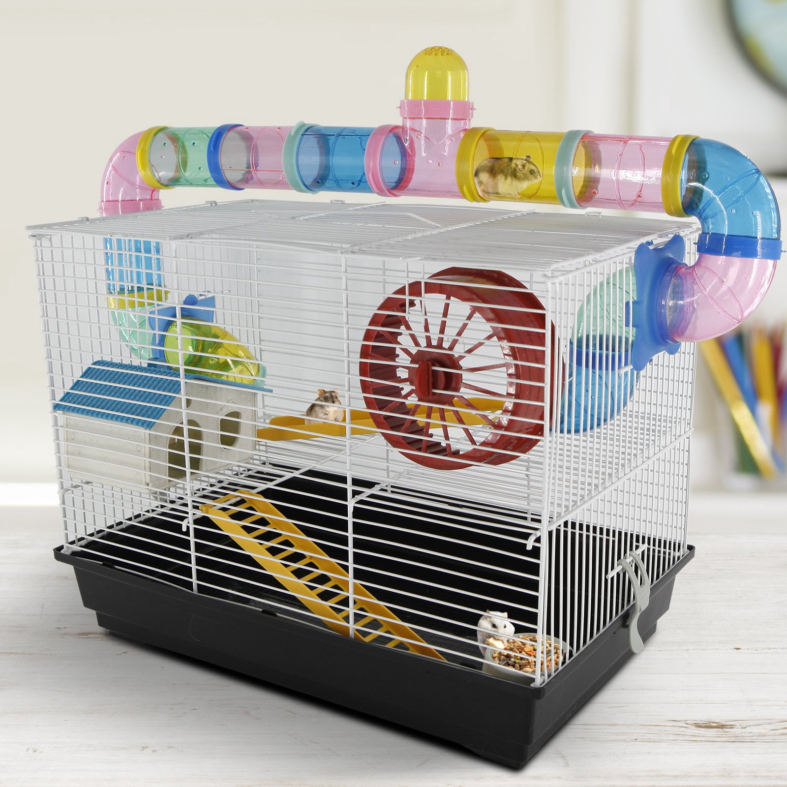 hamster cage with wheel