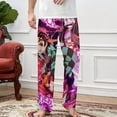 thumbnail image 4 of Demon Slayer Pajamas Pants 3D Printing Wide Leg PJ Pant Loungewear Casual Comfy Sleepwear Lounge Pants for Men WomenL, 4 of 9