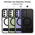 thumbnail image 2 of Funda magnética negra mate para Samsung Galaxy A54 de 6,4 pulgadas de GUAGUA, 2 of 9