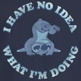 thumbnail image 2 of Junior's Lilo & Stitch I Have No Idea Graphic Tee Navy Blue Medium, 2 of 3