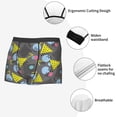 thumbnail image 5 of Wukai Geometric Print Men’s Underwear Breathable Boxer Briefs,&nbsp;Moisture Wicking & Breathable-X-Large, 5 of 7