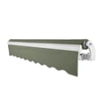 thumbnail image 5 of Awntech 12 Ft Maui Left Motorized Heavy Duty Patio Retractable Awning (144in x 9.25in x 120in), Sage, 5 of 6