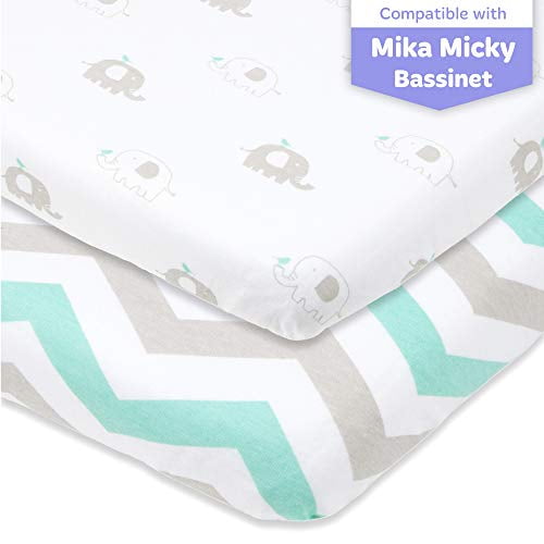 Fitted Sheets Compatible with Mika Micky Bedside Sleeper