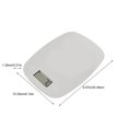 thumbnail image 3 of Estbridge Gray Plastomer Digital Kitchen Scale  Mini Size for Food Weight Measurement Up to 5kg with 1g Precision  Battery-Operated (CR2032 Included) Gray, 3 of 6