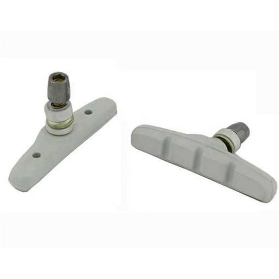 70mm Brake Shoes W/Nut White. for bicycle brake part, bike brake shoe