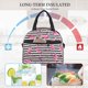 thumbnail image 4 of Disketp Flamingos Lonchera Térmica para Mujer y Hombre, Bolsa de Almuerzo Reutilizable e Impermeable para Trabajo, Viajes y Picnic, 4 of 7
