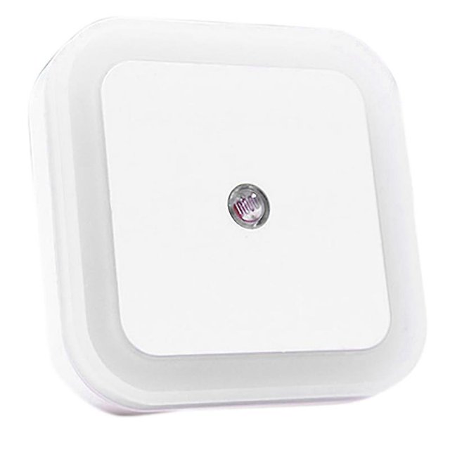 Mini luces LED Lámpara de noche inteligente con luz nocturna, enchufe blanco de EE. UU. Afortunado Sencillez