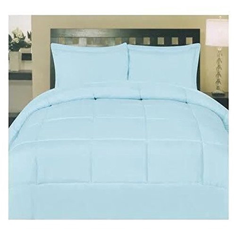 ComfortLiving Down Alternative 8 Piece Embossed Comforter Set Light