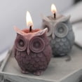 thumbnail image 4 of Molde de silicona para fundición de velas, 1 pieza de molde con forma de búho 3D, molde de silicona cilíndrico para fabricación de velas artesanales, 4 of 4