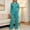 Army Green, variant on Women's 2 Piece Loungewear Set Long Sleeve Button Down Shirt and Wide Leg Pants Casual Outfits for Beach Travel Mint Green XXL(XXL)