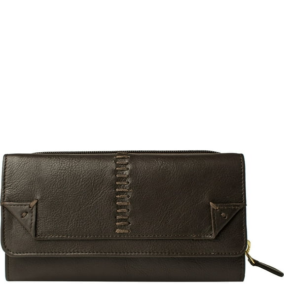 Hidesign Stitch RFID Blocking Trifold Leather Wallet