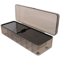 PAMINGONO Cable Organizer Cord Organizer Bin Black Plastic 1Pcs