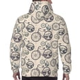 thumbnail image 7 of Goofa Compass And Mountains In Bicycle Wheels for Men's Hooded Sweatshirt - Lightweight Pullover Hoodie with Kangaroo Pocket, Perfect for Everyday Wear-X-Large, 7 of 7
