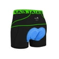 thumbnail image 1 of BALEAF Men's Bike Cycling Shorts 3D Padded Bicycle MTB Liner Shorts(Green, XL), 1 of 7