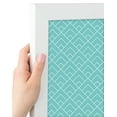 thumbnail image 4 of PinPix 24x24 Custom Cork Bulletin Board Peaks Modern Pattern Aqua Poster Board Has a Fabric Style Canvas Finish, Framed in Peaks Modern Pattern Aqua, by ArtToFrames (PinPix-1790), 4 of 6