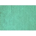 thumbnail image 1 of Ahgly Company Machine Washable Indoor Rectangle Solid Turquoise Blue Modern Area Rugs, 2' x 3', 1 of 4