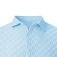 thumbnail image 6 of UVEASISHA Mens Short Sleeve Textured Shirt Lightweight Jacquard Button Down Shirts Solid Color Casual Collared Shirt Streetwear Daily Wear, 6 of 7