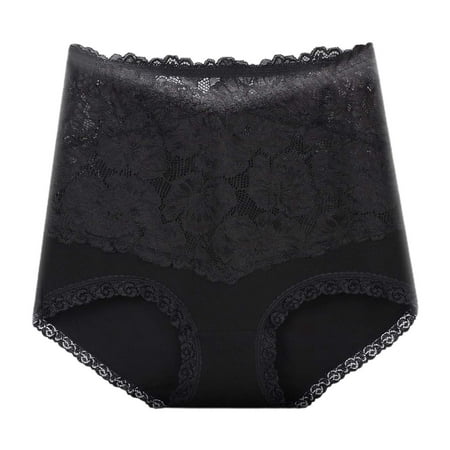 High Waist Panties For Women Lace Sexy Plus Size Lift Seamless Briefs Lingerie Womens plus Size