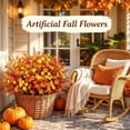 thumbnail image 2 of Scidweet Artificial Fall Flowers for Outdoors, 20 Bundles Autumn Mix Fake Silk Flowers Faux Plants Fall Decorations for Indoor Home Yard Garden Thanksgiving Decor, 2 of 9