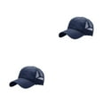 thumbnail image 1 of maskred Men S Peaked Cap With Sun Protection Beat Heat And Stay In Style Polyester For Male Baseball Cap Hat Adjustable Strap Dark blue L  54-59cm 2Set, 1 of 6