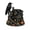 C, variant on Diceymbol Halloween Tree Stump Planter with Witch Hat Bat and Pumpkins for Tabletop Gothic Fall Decor 12 Inch