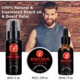 thumbnail image 3 of wqlpp-Beard Grooming Kit, Beard Kit with Beard Oil, Beard Balm, Beard Wash, Beard Brush, Beard Comb,Mustache Scissors Beard Care Unique Gifts for Men Beard Set&Kit, 3 of 4