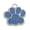 Blue, variant on Cute Mini Metal Paw Shaped Pet ID Tag, Dog Name Address Phone Number Identification Tag, Decorative Pet Collar Necklace for Small Medium Large Dogs, Anti-Lost Pet Accessory, 1 Pack