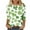 B2-White Plant, variant on Ichuanyi Womens Tops, Summer Women's Print Long Sleeve Tops Loose Blouse Casual O-Neck Tee Shirts Tunic
