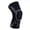 Black-Right, variant on Breathable Knit Compression Knee Sleeve with Dual Adjustable Stabilizer Straps, Flexible Knee Support Brace for Men Women Running Ball Games Gym Training