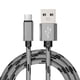thumbnail image 3 of Moyic Cable de carga tipo -C Cable de cargador rápido Cable de datos trenzado de nailon Accesorio de cable de teléfono Teléfono y Comunicación Gris 1 metro, 3 of 6
