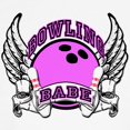 thumbnail image 3 of CafePress - Bowling Babe Maternity T Shirt - Cotton Maternity T-shirt, Cute & Funny Pregnancy Tee, 3 of 4