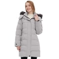 thumbnail image 3 of Wantdo Women's Winter Jacket Quilted Puffer Coat Thicken Outerwear Jacket Gray M, 3 of 10