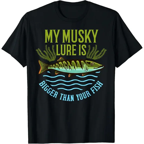 Musky Fishing Gift Muskie Lure Muskellunge T-Shirt