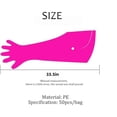 thumbnail image 2 of Set of 50 Veterinary Long Dressing Gloves,33.5In Red Disposable Plastic Artificial Insemination Gloves for Veterinarians and Cleaning, 2 of 6