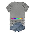 thumbnail image 3 of Women Summer Tops Summer Tops For Women 2025 Crew Neck Short Sleeve Plus Size Dressy Casual Shirts Blouses Trendy Wrap Long Fall Big Tee Shirts for Scrub Undershirts Long Sleeve Stretchy Grey S, 3 of 8