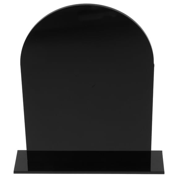 Masteelf Arch Acrylic Sign for DIY Wedding Table Decor Black Place Card Holders with Stand 5.5 x 4 inches