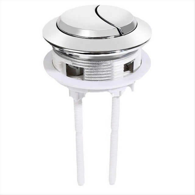 Kit de Mantenimiento de Tanque de Agua Redondo con Botón de Doble Descarga para Inodoro. Mecanismo de Ahorro de Agua Fácil de Instalar y Operar B
