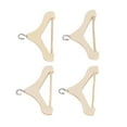 thumbnail image 4 of Colgador de Abrigos de Casa de Muñecas, Triple Madera Vívida decorativa decorativa en miniatura Colgilla 1/12 escala 4 pcs bricolaje para modelo en miniatura para niños, 4 of 7