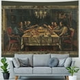 thumbnail image 4 of GOSMITH . The Last Supper V European Tapestry Viscose Painting, 4 of 6