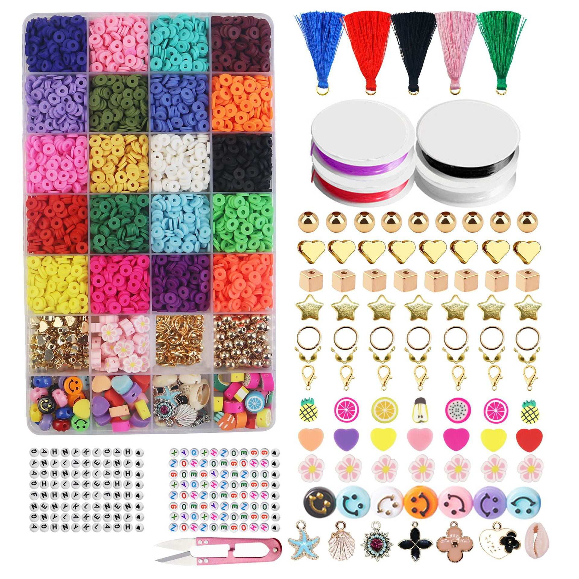 60Pcs Activity Toys Beads Making Kit DIY Clay Accessories For Kid Party Supplies 