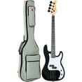 thumbnail image 2 of Best Choice Products Full Size Beginner 4-String Electric Guitar Bass Guitar w/ Padded Case - Black/White, 2 of 9